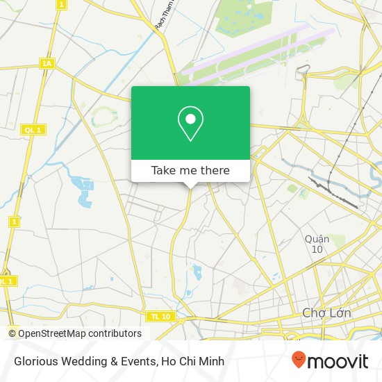 Glorious Wedding & Events map