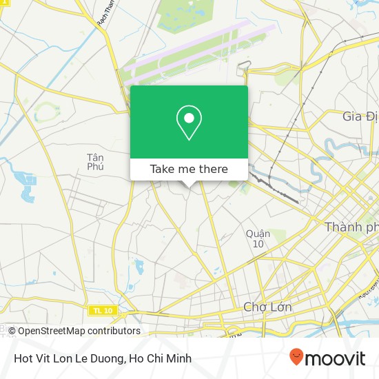 Hot Vit Lon Le Duong map