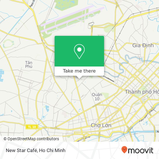 New Star Café map