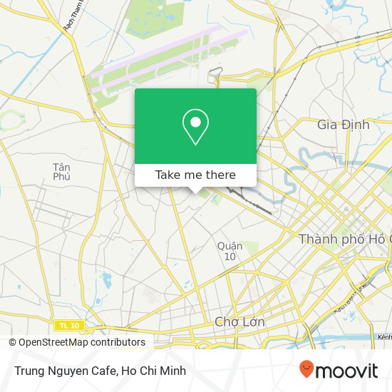 Trung Nguyen Cafe map