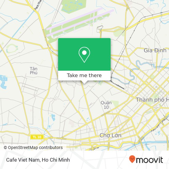 Cafe Viet Nam map