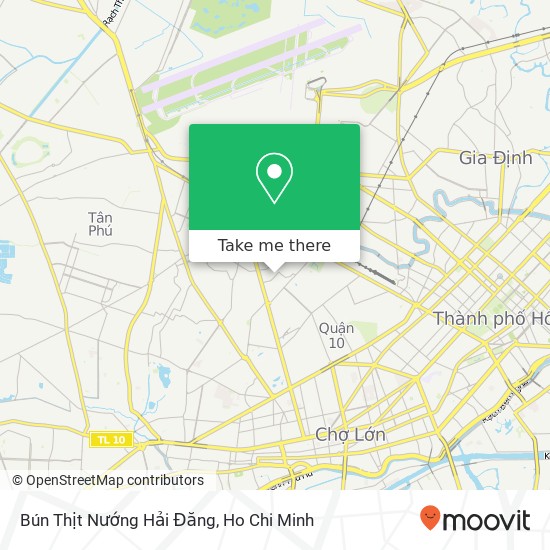 Bún Thịt Nướng Hải Đăng map