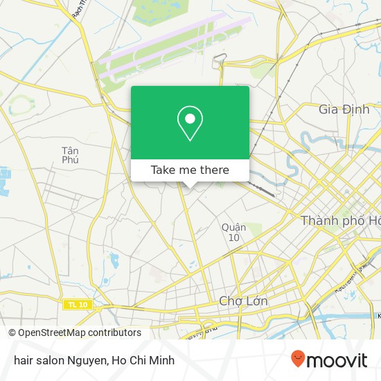 hair salon Nguyen map