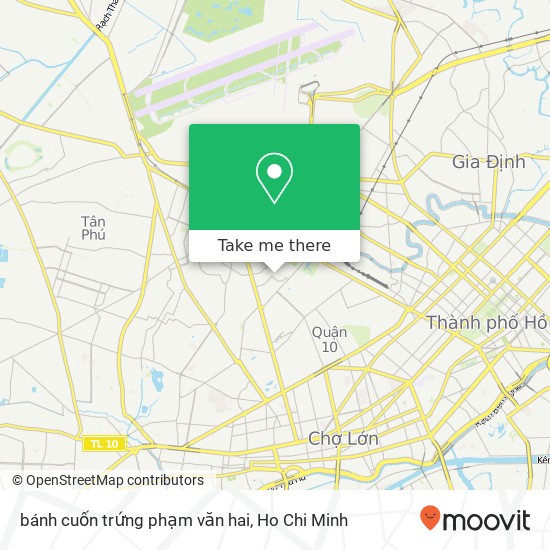 bánh cuốn trứng phạm văn hai map