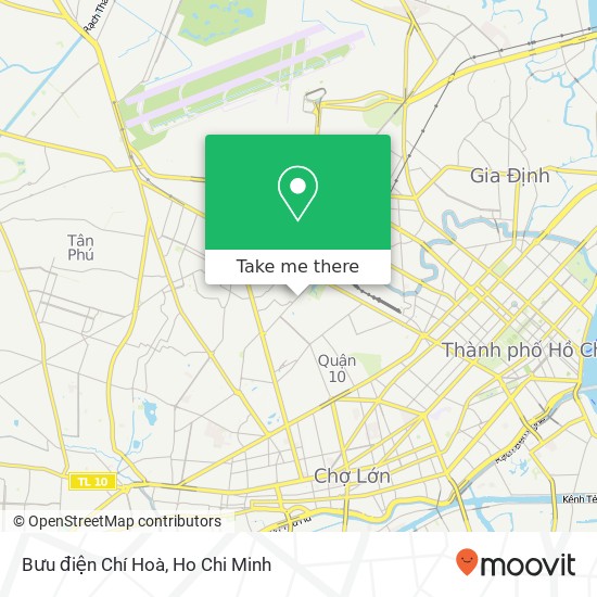 Bưu điện Chí Hoà map