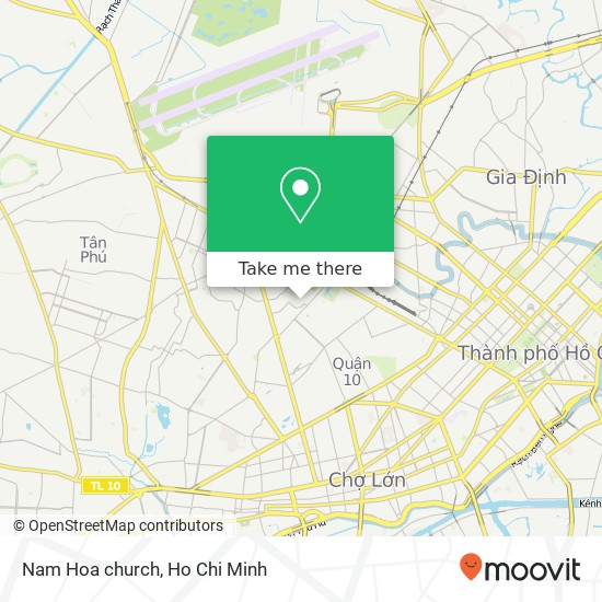 Nam Hoa church map