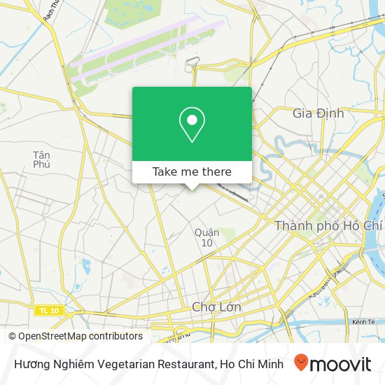 Hương Nghiêm Vegetarian Restaurant map