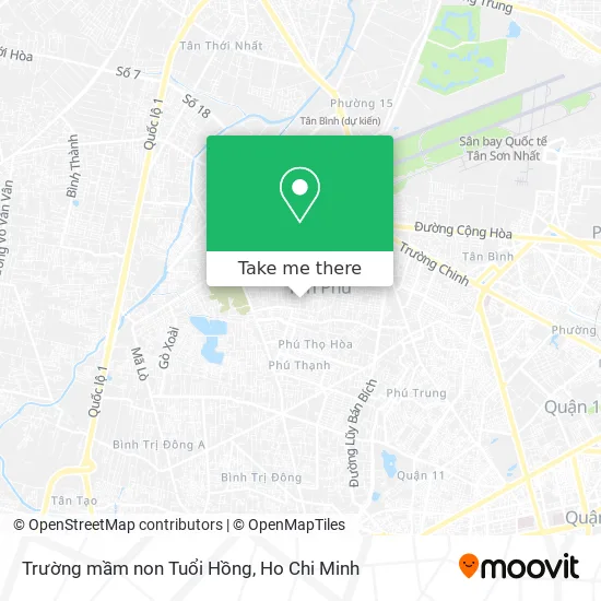 Trường mầm non Tuổi Hồng map