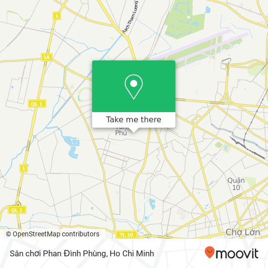 Sân chơi Phan Đình Phùng map