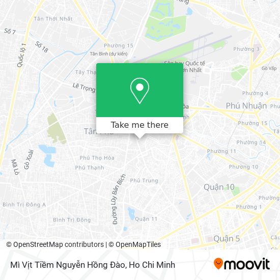 Mì Vịt Tiềm Nguyễn Hồng Đào map