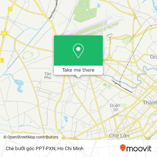 Chè bưởi góc PPT-PXN map