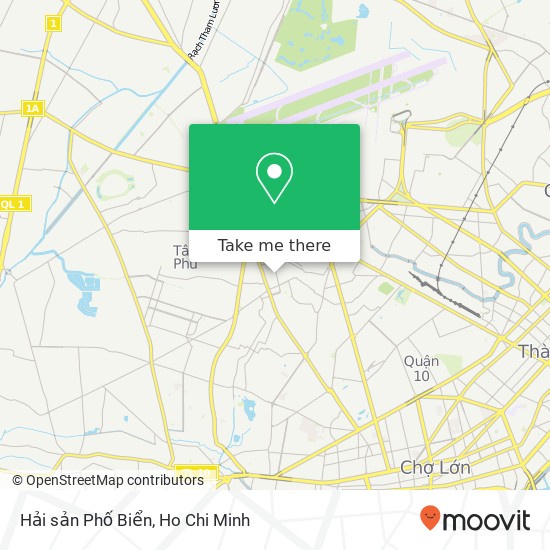 Hải sản Phố Biển map