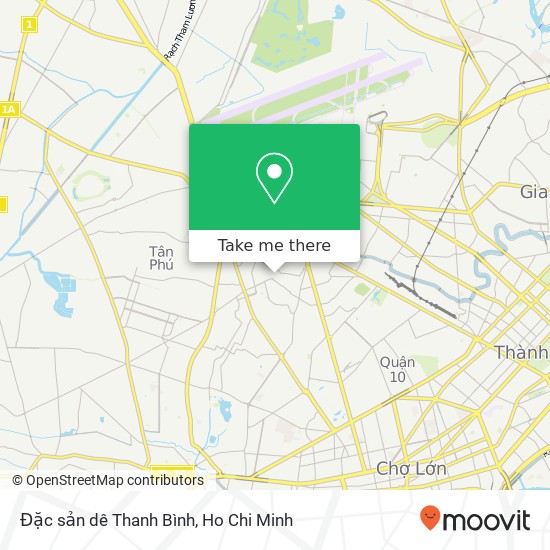 Đặc sản dê Thanh Bình map