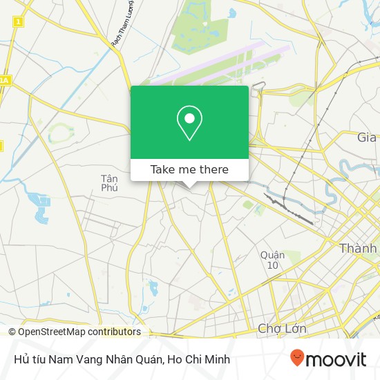 Hủ tíu Nam Vang Nhân Quán map