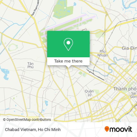 Chabad Vietnam map