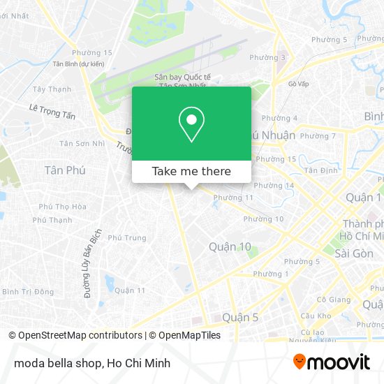 moda bella shop map