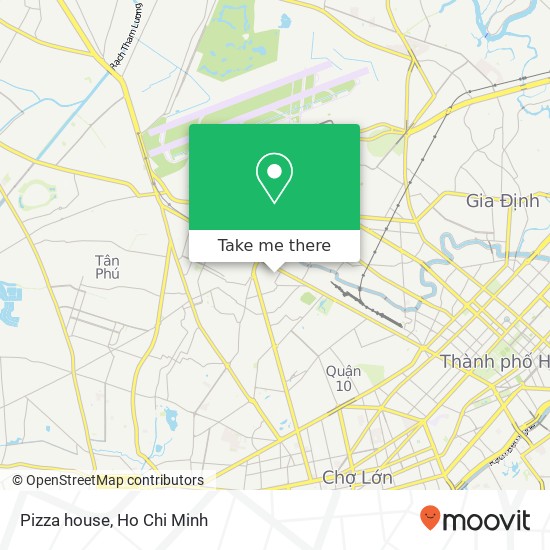 Pizza house map