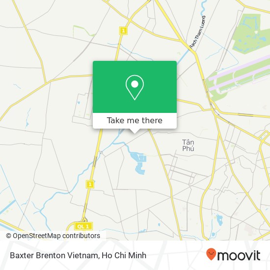 Baxter Brenton Vietnam map