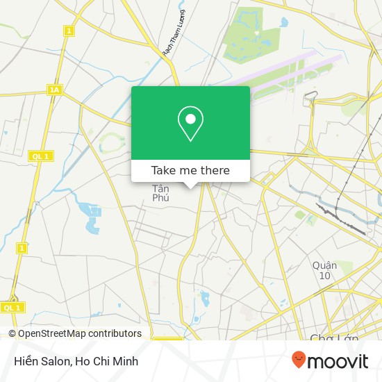 Hiền Salon map