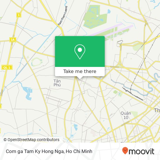 Com ga Tam Ky Hong Nga map