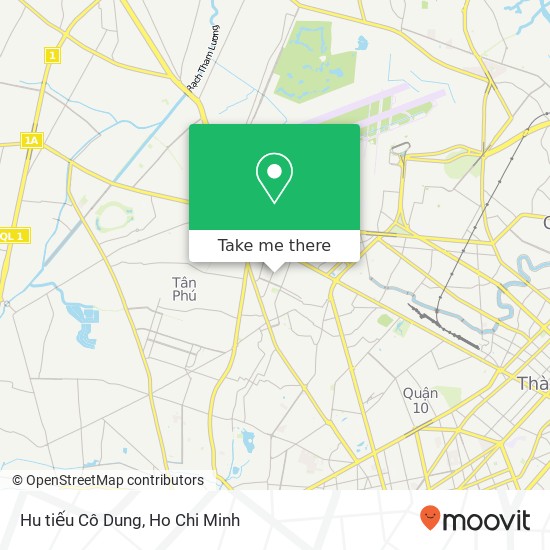 Hu tiếu Cô Dung map