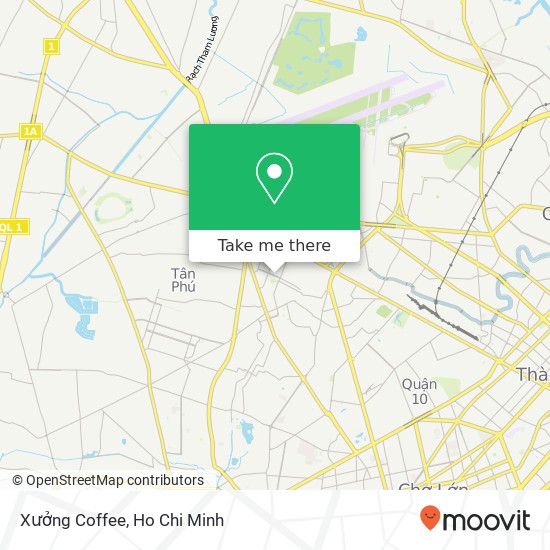 Xưởng Coffee map