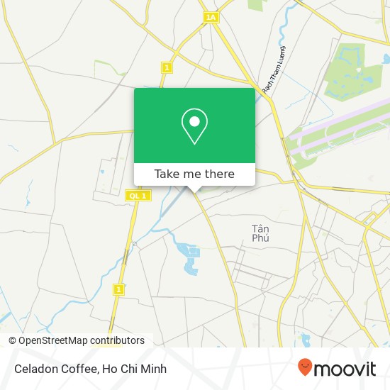 Celadon Coffee map