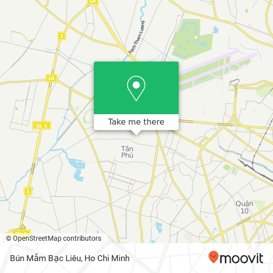 Bún Mắm Bạc Liêu map