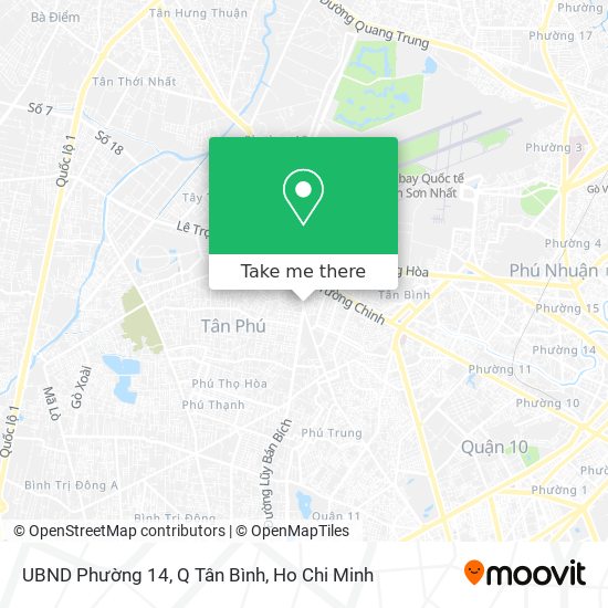 UBND Phường 14, Q Tân Bình map