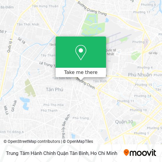 Trung Tâm Hành Chính Quận Tân Bình map