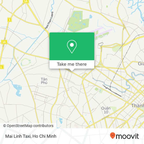 Mai Linh Taxi map