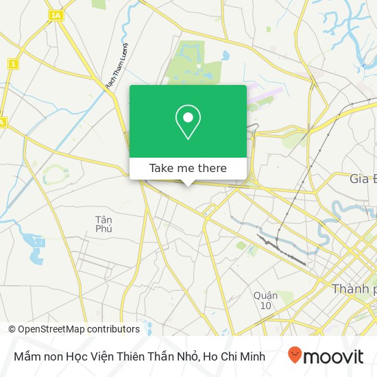 Mầm non Học Viện Thiên Thần Nhỏ map