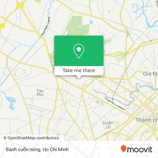 Bánh cuốn nóng map