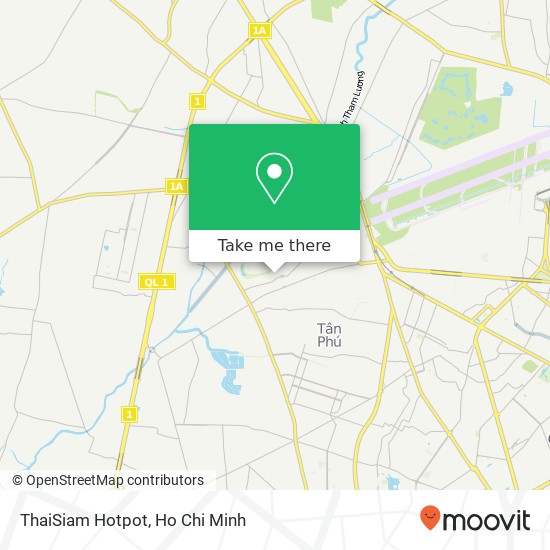 ThaiSiam Hotpot map