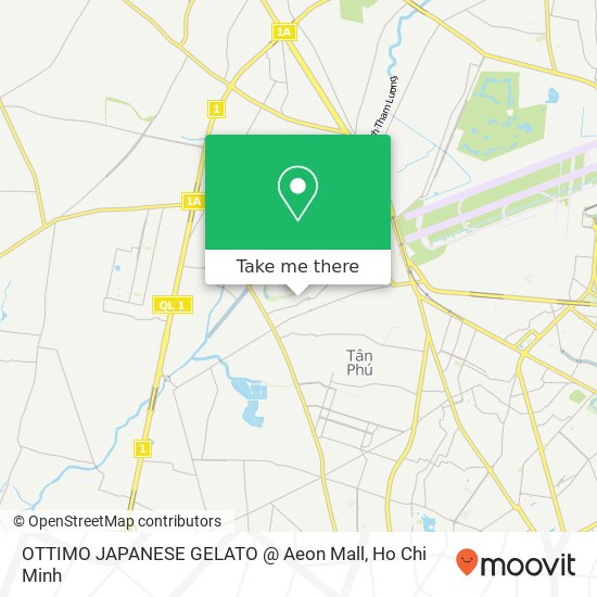 OTTIMO JAPANESE GELATO @ Aeon Mall map