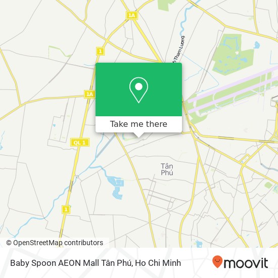 Baby Spoon AEON Mall Tân Phú map