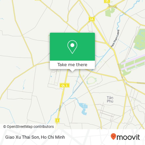 Giao Xu Thai Son map