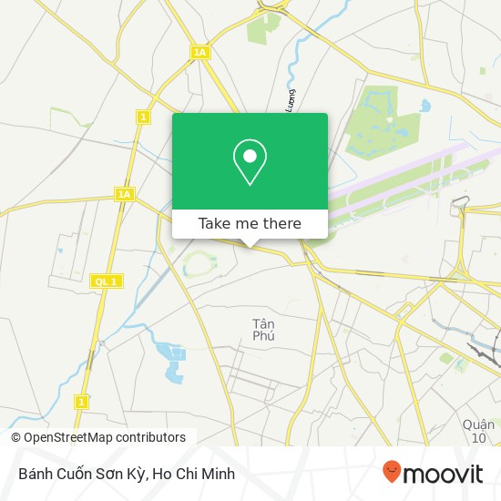 Bánh Cuốn Sơn Kỳ map