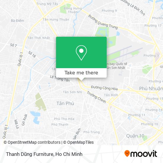 Thanh Dũng Furniture map