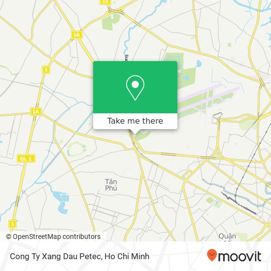 Cong Ty Xang Dau Petec map