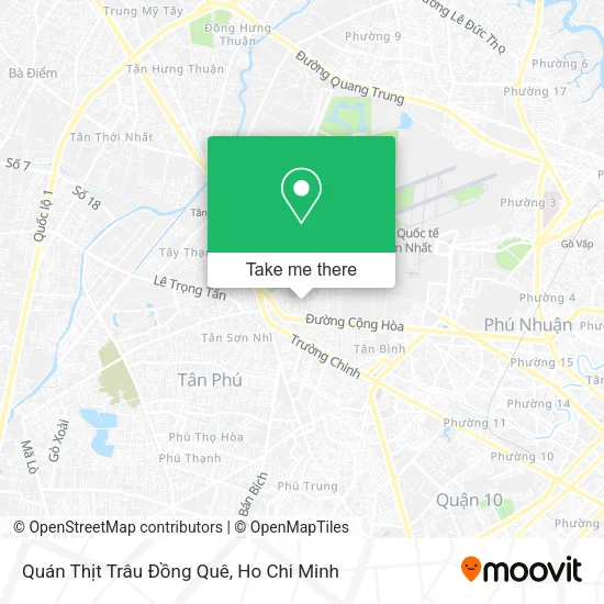 Quán Thịt Trâu Đồng Quê map