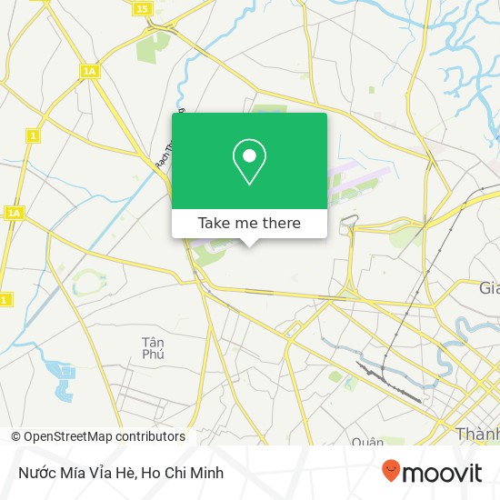 Nước Mía Vỉa Hè map