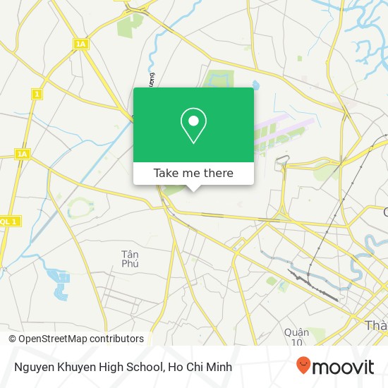 Nguyen Khuyen High School map