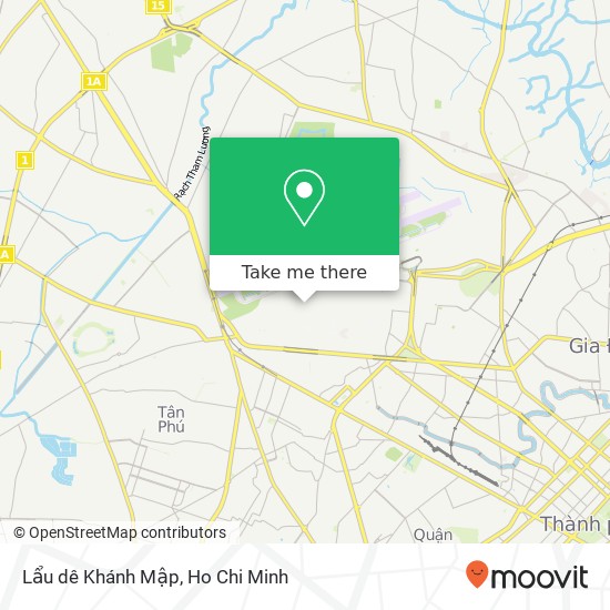 Lẩu dê Khánh Mập map