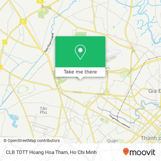 CLB TDTT Hoang Hoa Tham map
