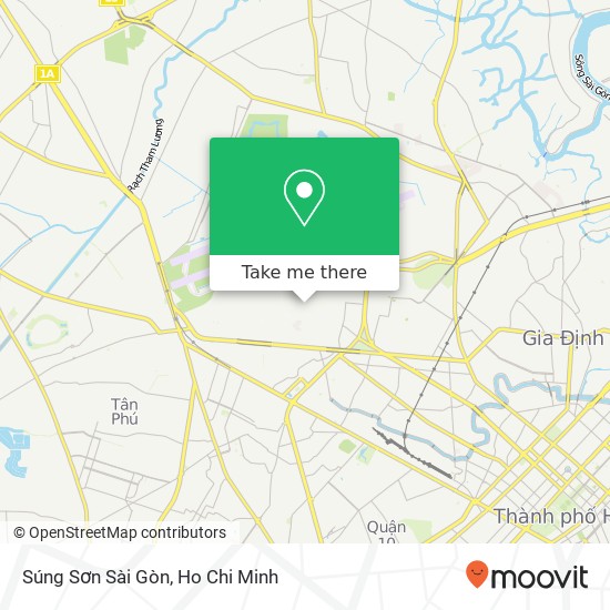 Súng Sơn Sài Gòn map