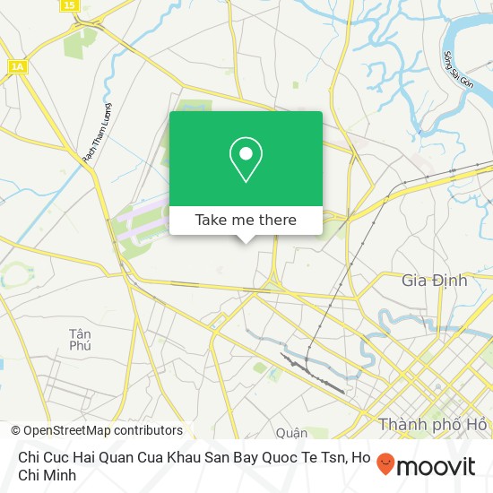 Chi Cuc Hai Quan Cua Khau San Bay Quoc Te Tsn map