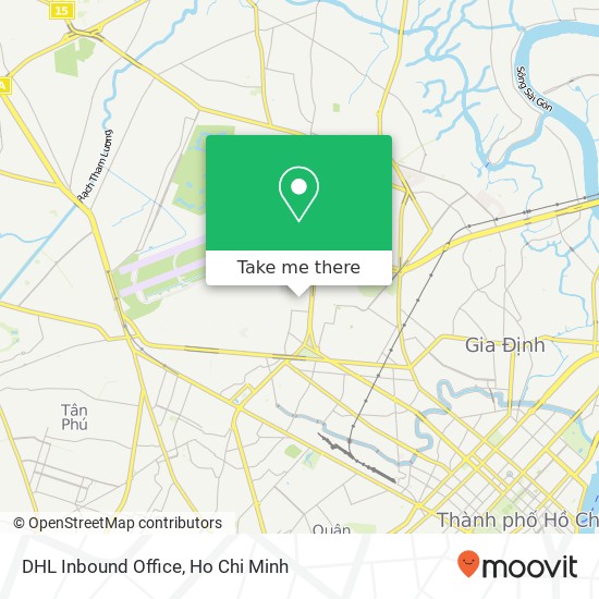 DHL Inbound Office map