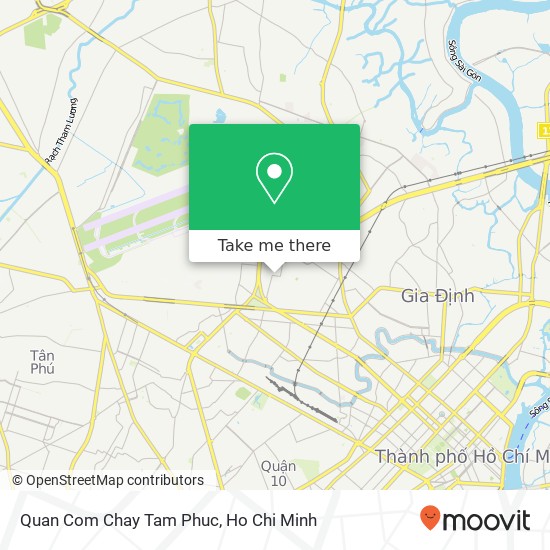 Quan Com Chay Tam Phuc map