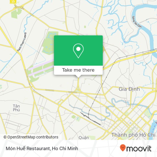 Món Huế Restaurant map